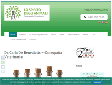 Tablet Screenshot of omeopatia-veterinaria.com